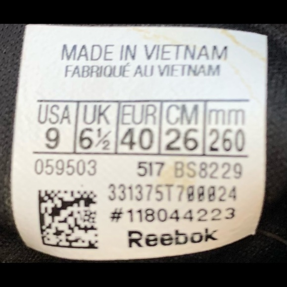 Reebok sparkly black sneakers - Picture 3 of 4